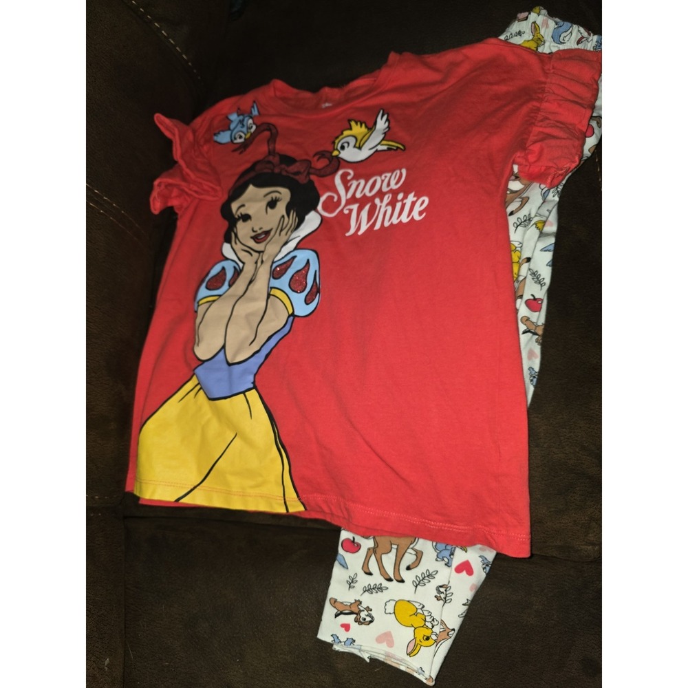 Disney princess snow white top and leggings size 10 12 outfit